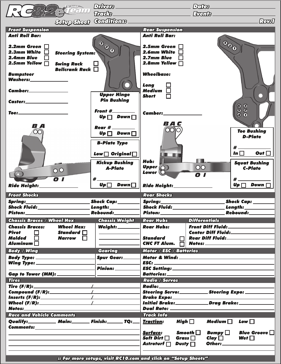Team Associated RC8.2e User Manual | Page 49 / 50