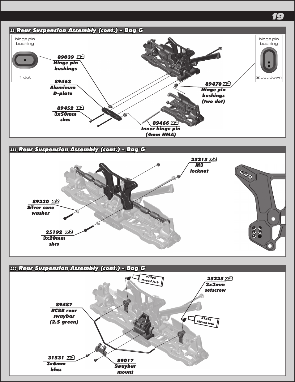 Team Associated RC8.2 User Manual | Page 19 / 54