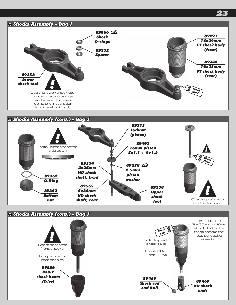 Team Associated RC8.2 User Manual | Page 23 / 54