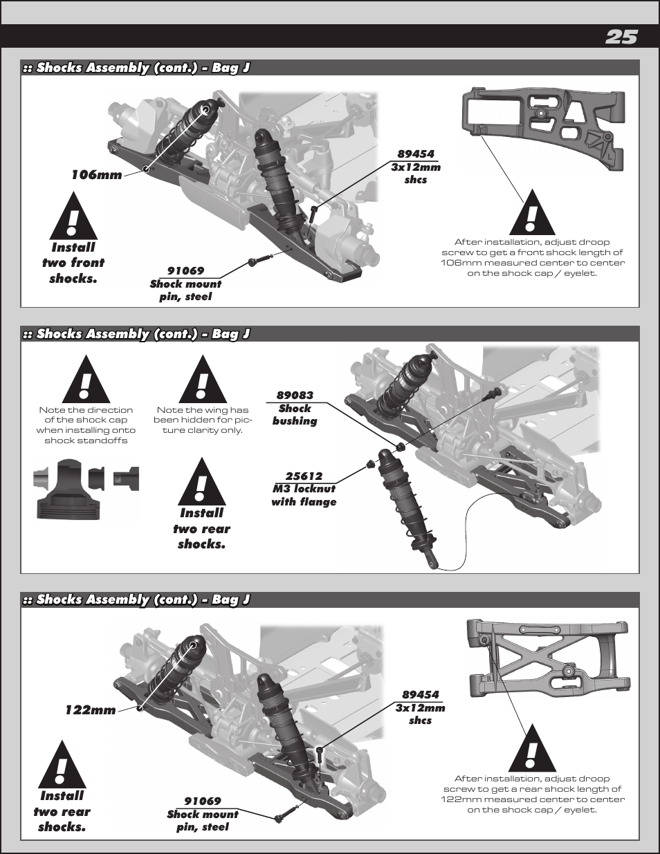 Team Associated RC8.2 User Manual | Page 25 / 54