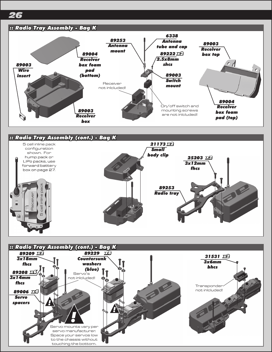 Team Associated RC8.2 User Manual | Page 26 / 54