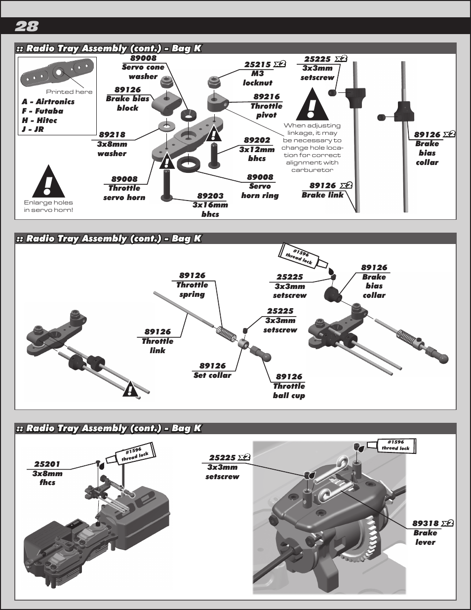 Team Associated RC8.2 User Manual | Page 28 / 54