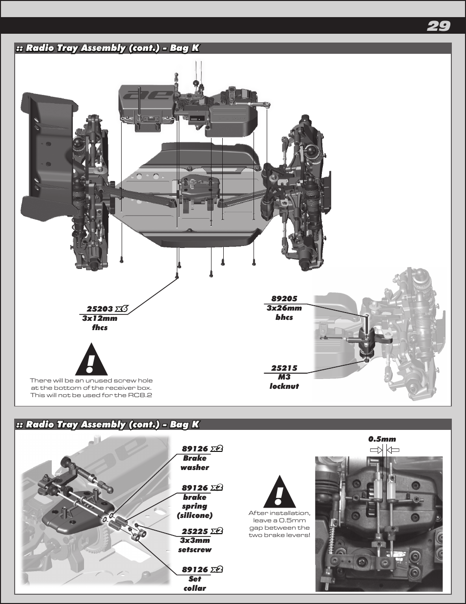 Team Associated RC8.2 User Manual | Page 29 / 54