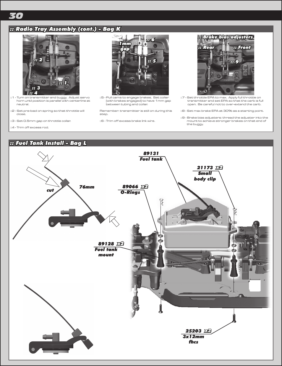 Team Associated RC8.2 User Manual | Page 30 / 54