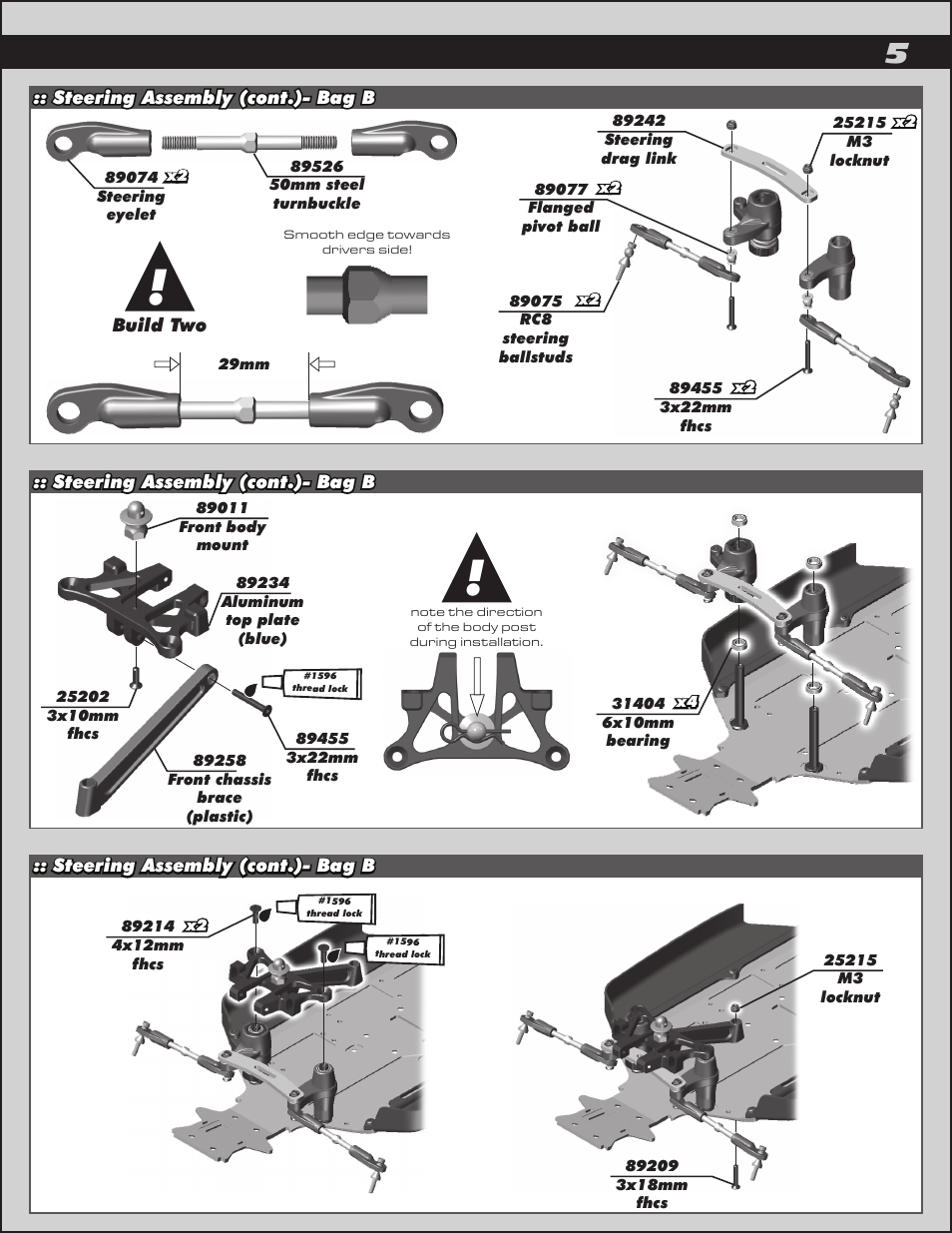 Team Associated RC8.2 User Manual | Page 5 / 54