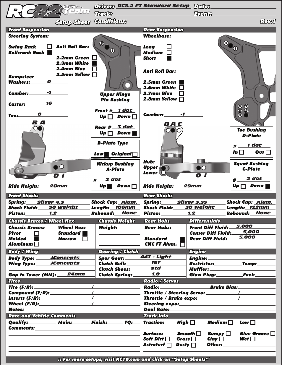 Team Associated RC8.2 User Manual | Page 51 / 54