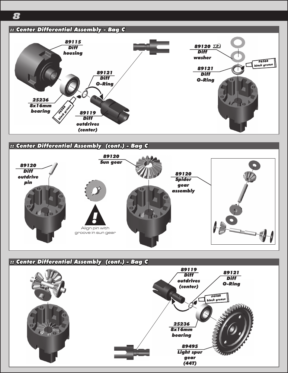 Team Associated RC8.2 User Manual | Page 8 / 54