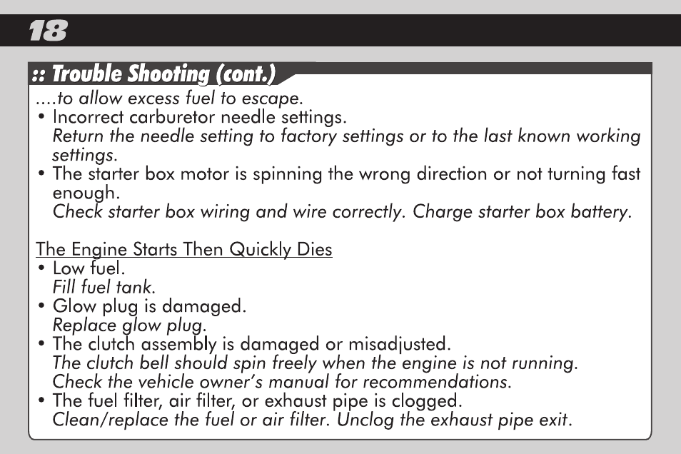 Team Associated RC8.2 User Manual | Page 18 / 24