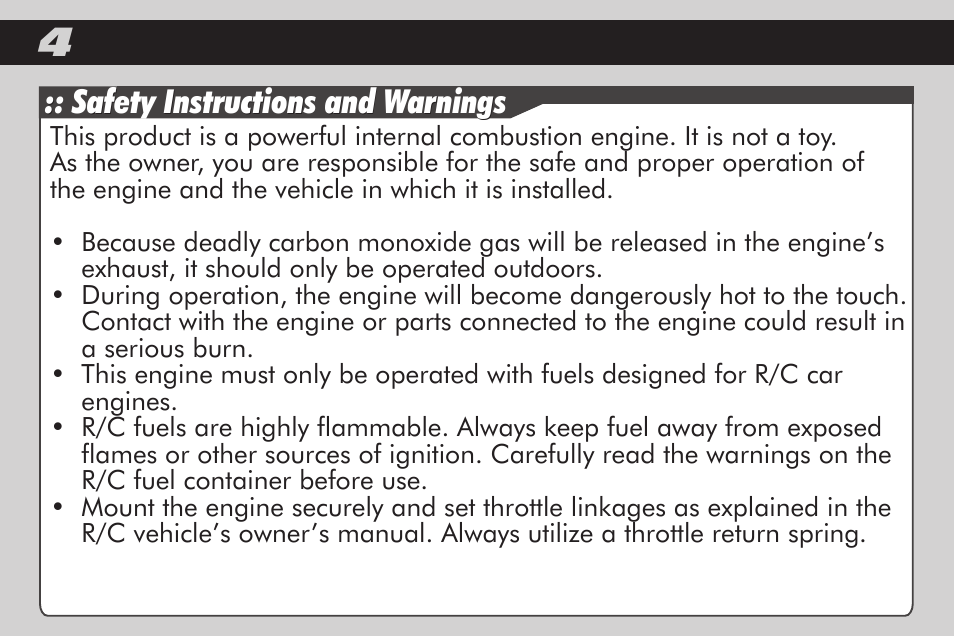 Team Associated RC8.2 User Manual | Page 4 / 24