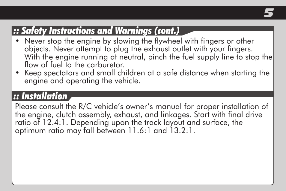 Team Associated RC8.2 User Manual | Page 5 / 24