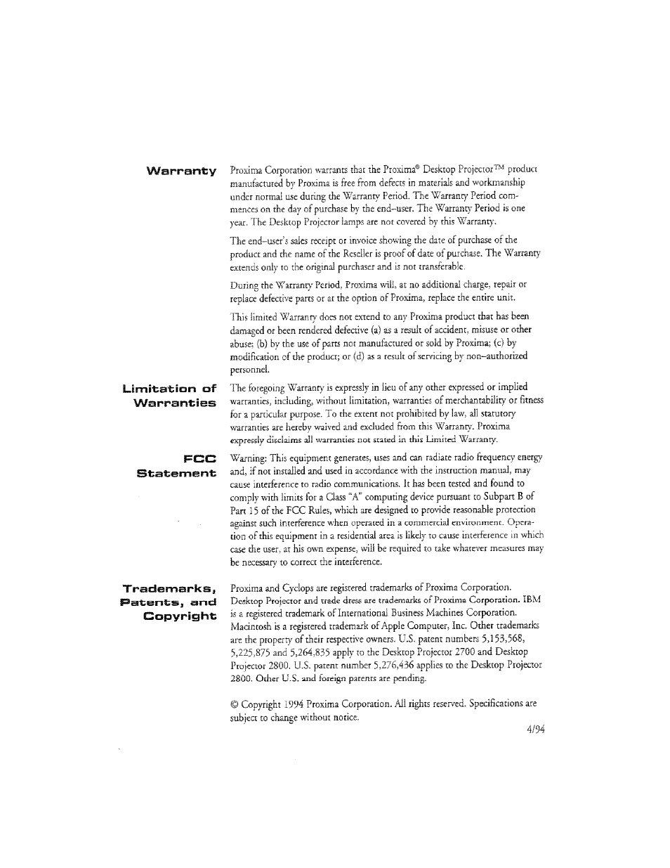 Ask Proxima DP2800 User Manual | Page 9 / 83