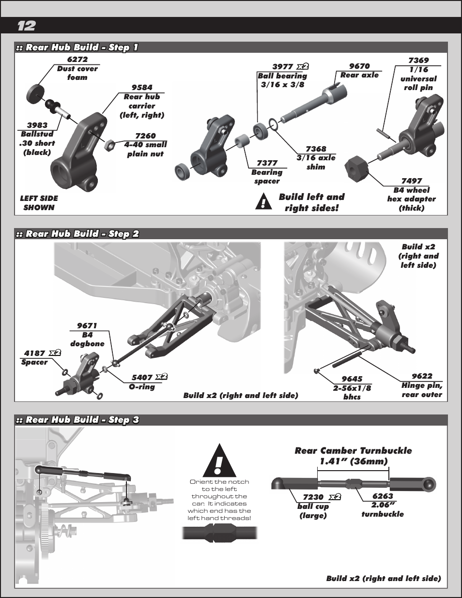 Team Associated RC10B4.2 User Manual | Page 12 / 34