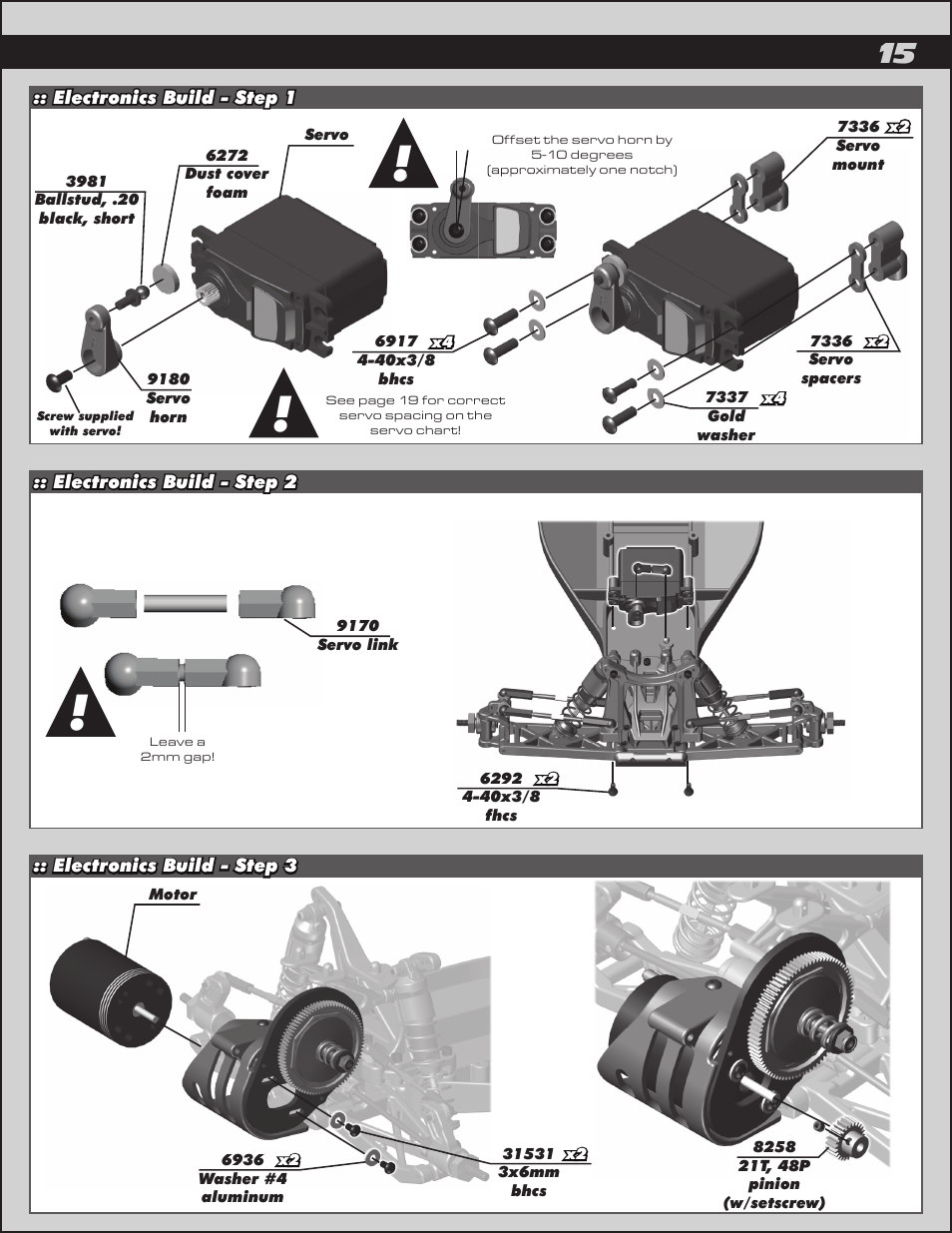 Team Associated RC10B4.2 User Manual | Page 15 / 34