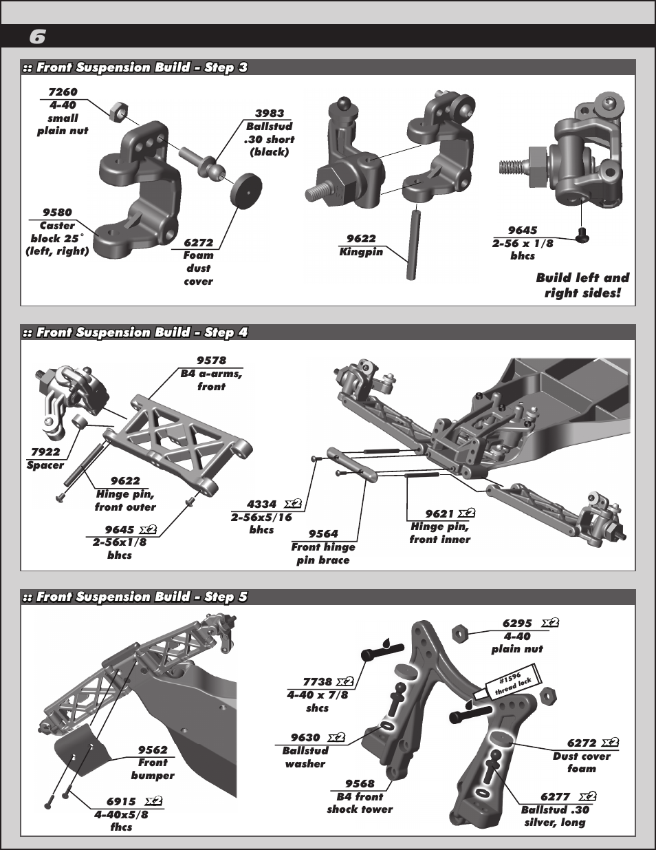 Team Associated RC10B4.2 User Manual | Page 6 / 34