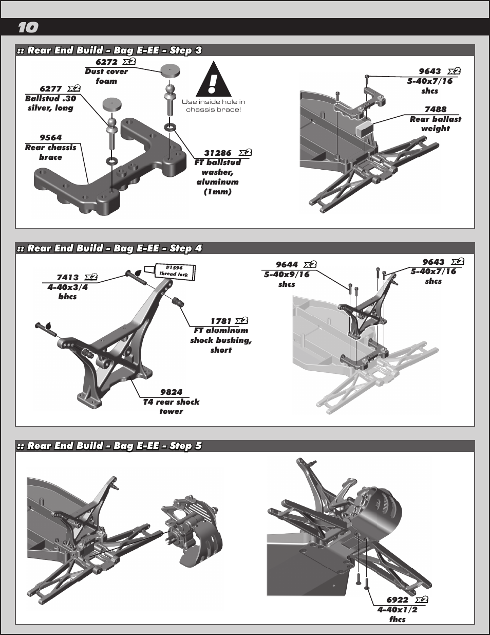 Team Associated RC10T4.2 User Manual | Page 10 / 34