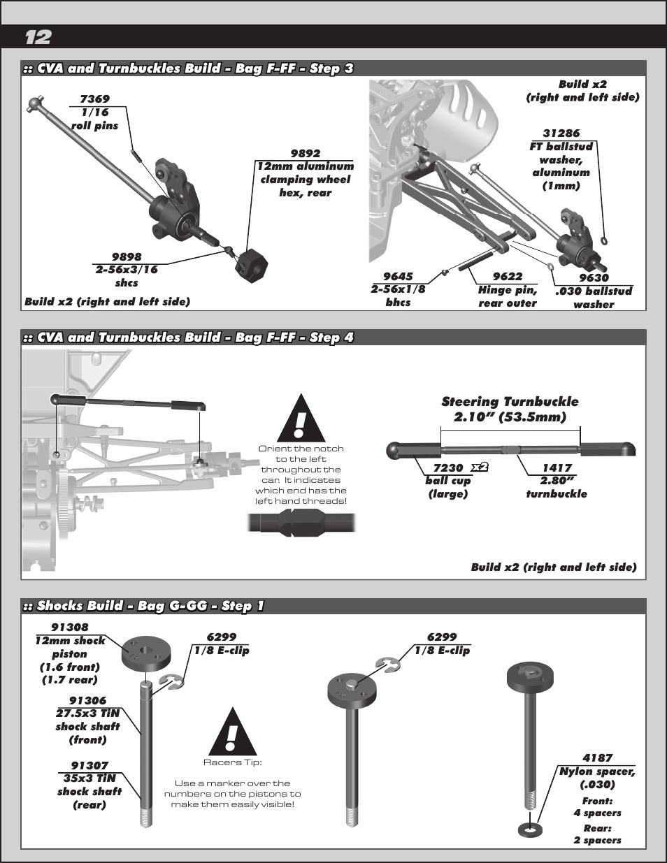 Team Associated RC10T4.2 User Manual | Page 12 / 34