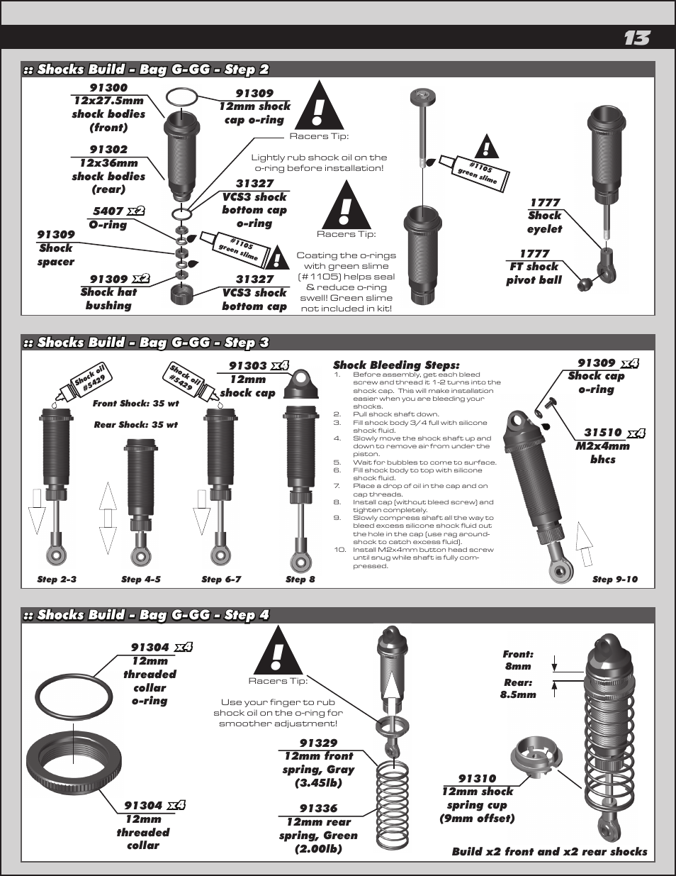 Team Associated RC10T4.2 User Manual | Page 13 / 34