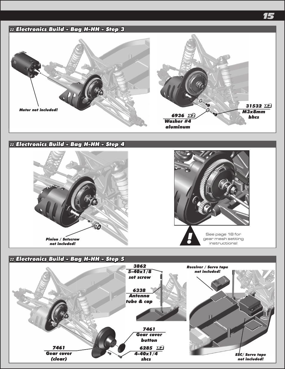 Team Associated RC10T4.2 User Manual | Page 15 / 34