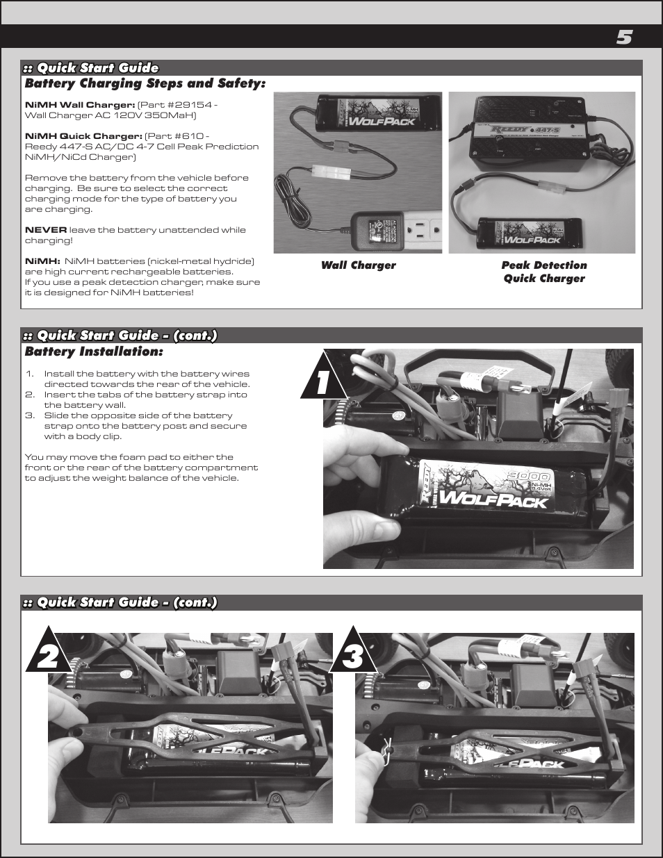 Team Associated ProRally User Manual | Page 5 / 30