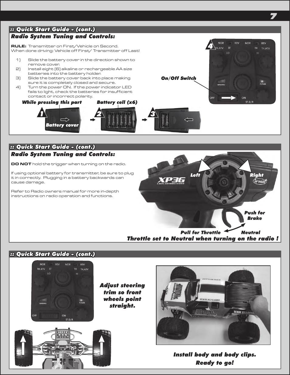 Team Associated Rival Monster User Manual | Page 7 / 30