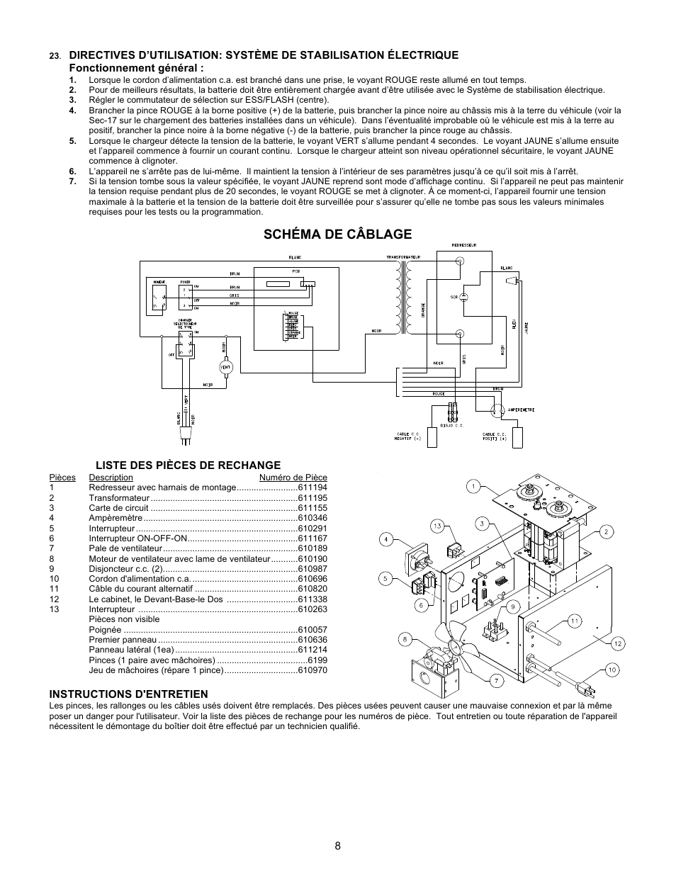 Schéma de câblage | Quick Cable IQ610 User Manual | Page 8 / 12