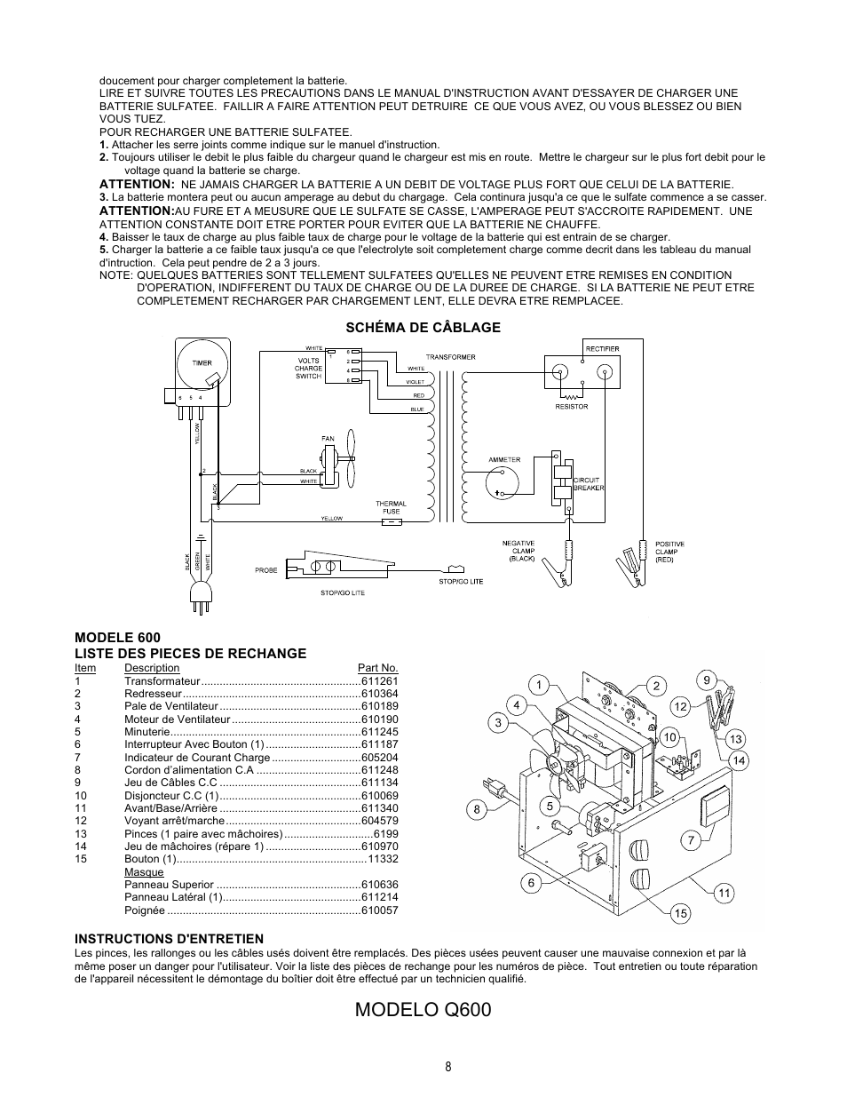 Modelo q600 | Quick Cable Q600 User Manual | Page 8 / 12