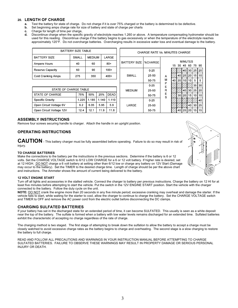 Caution | Quick Cable Q700 User Manual | Page 3 / 12
