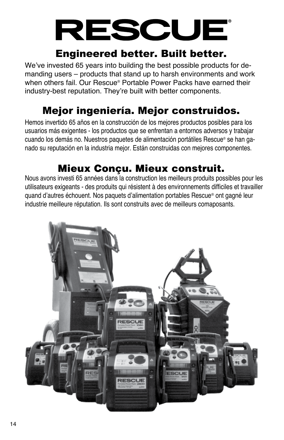 Mieux conçu. mieux construit | Quick Cable iStart User Manual | Page 14 / 16
