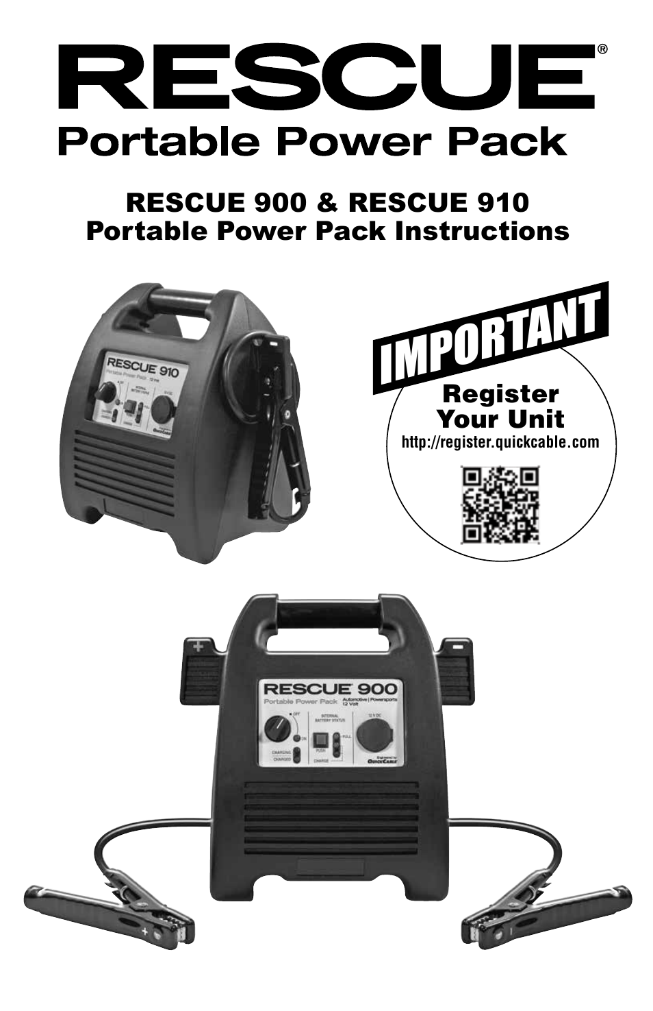 Quick Cable 910 User Manual | 16 pages