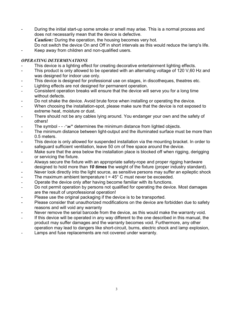 Meteor ProMover 250 User Manual | Page 3 / 12