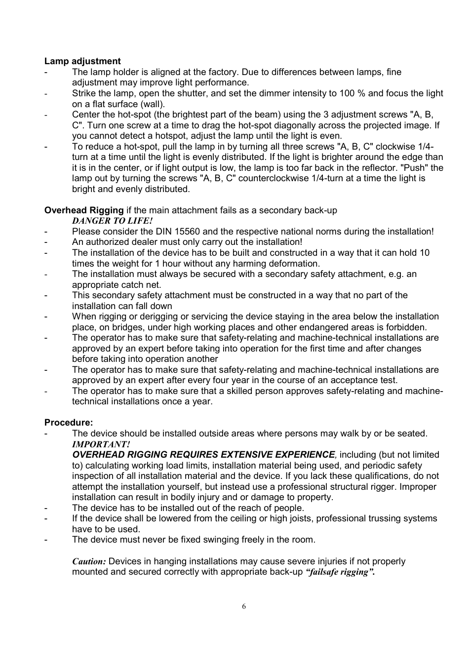 Meteor ProMover 250 User Manual | Page 6 / 12