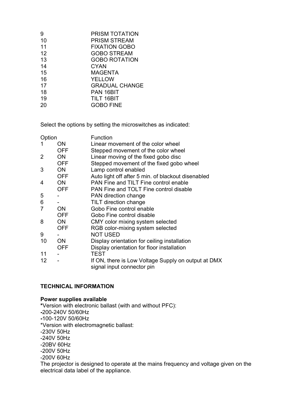 Meteor ProMover 1200 CYM User Manual | Page 6 / 8