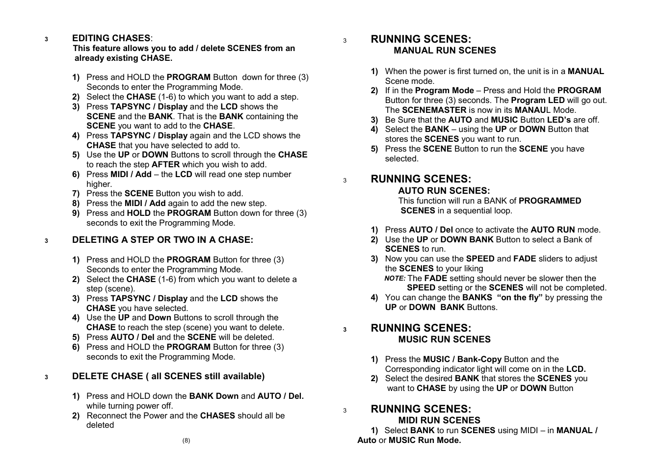 Meteor C240 F Controller User Manual | Page 5 / 7