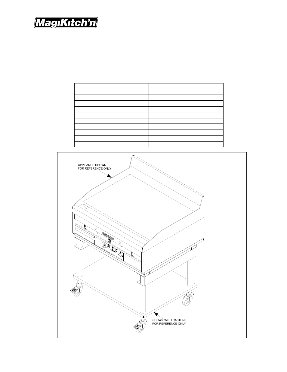 Accessories | Magikitch'n MKG Gas Griddle - 24
