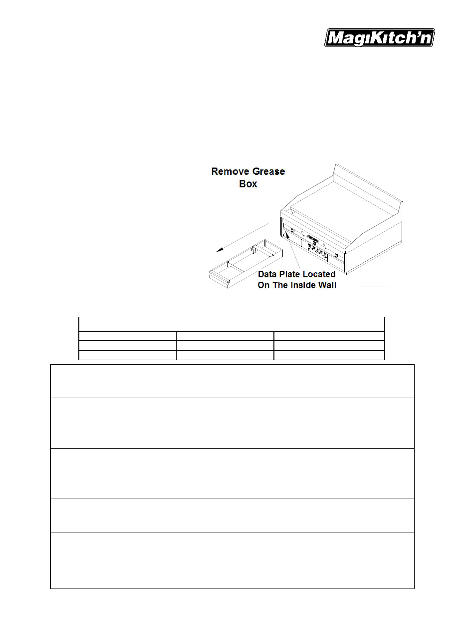Installation | Magikitch'n MKG Gas Griddle - 24