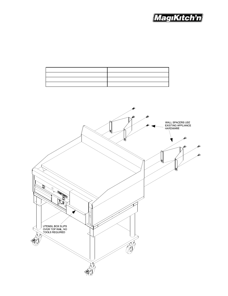 Accessories | Magikitch'n MKH High Efficiency Griddle User Manual | Page 20 / 22