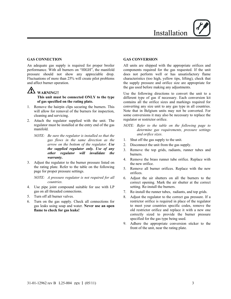 Installation | Magikitch'n FM User Manual | Page 7 / 23
