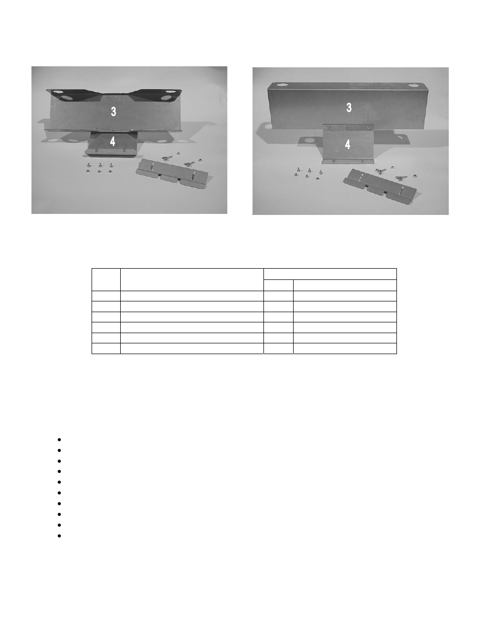 Tank rack illustration, Tank rack parts list, Options | Magikitch'n LPG-60 User Manual | Page 14 / 15