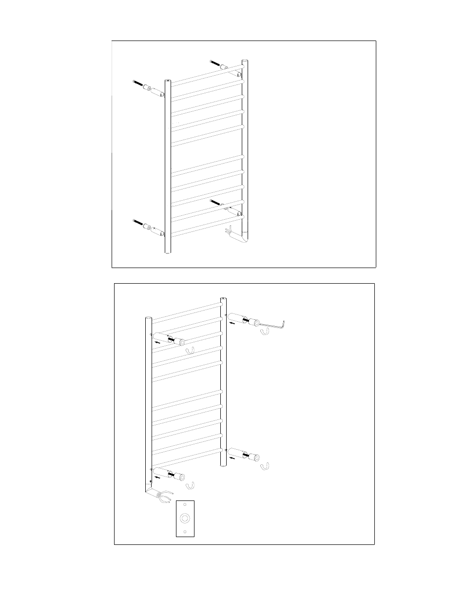 Amba Towel Warmers RWH-SB User Manual | 4 pages