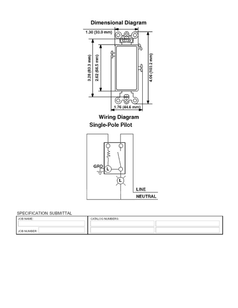 Amba Towel Warmers Pilot Light Switch User Manual | Page 2 / 3