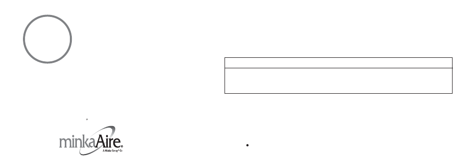 Specifications | Minka Group F582-ORB User Manual | Page 26 / 26