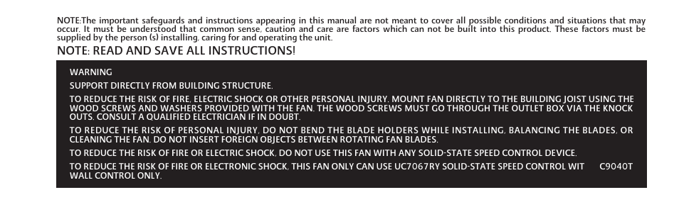 Minka Group F539-BN User Manual | Page 7 / 24