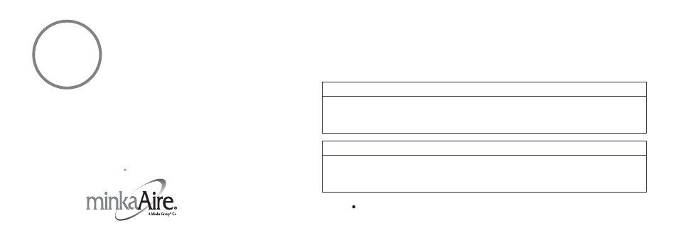 Specifications | Minka Group F518-ORB User Manual | Page 22 / 22