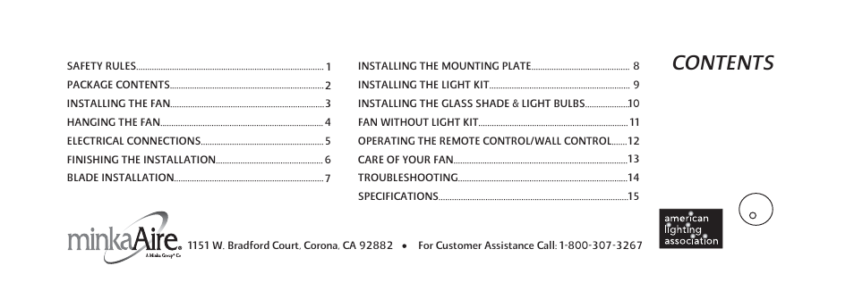 Minka Group F620-DBB User Manual | Page 5 / 27