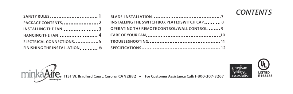 Minka Group F513-ORB User Manual | Page 5 / 24