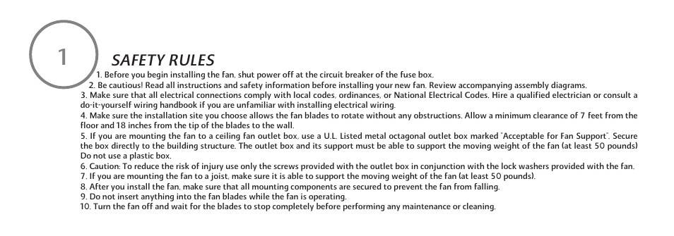 P5-e | Minka Group F614-PW User Manual | Page 6 / 23