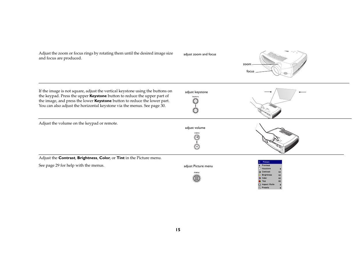 Ask Proxima C410/C420 User Manual | Page 17 / 50