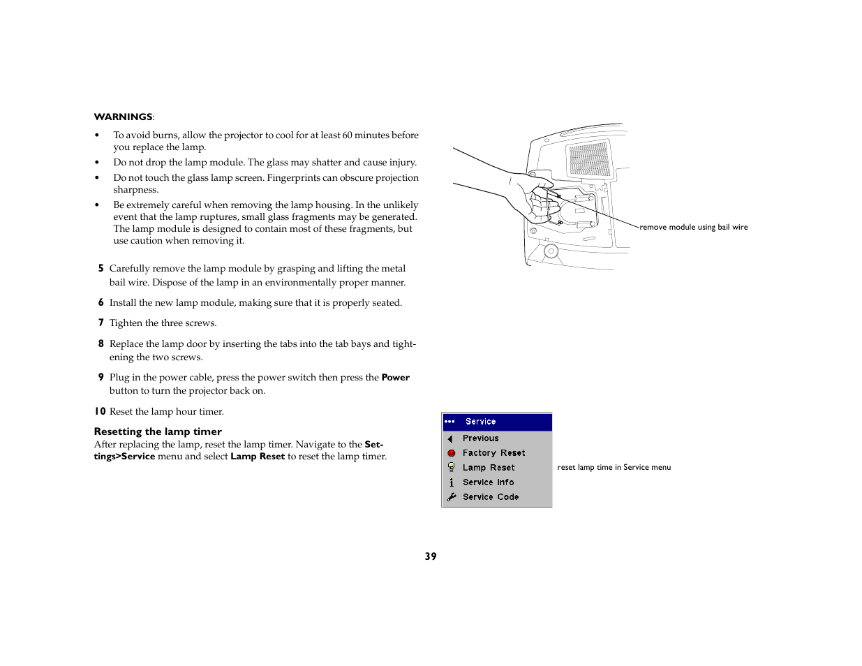 Ask Proxima C410/C420 User Manual | Page 41 / 50