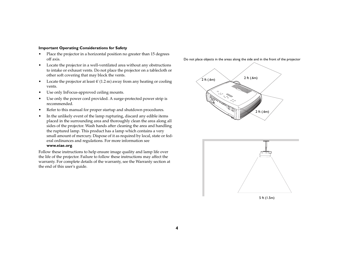 Ask Proxima C410/C420 User Manual | Page 6 / 50