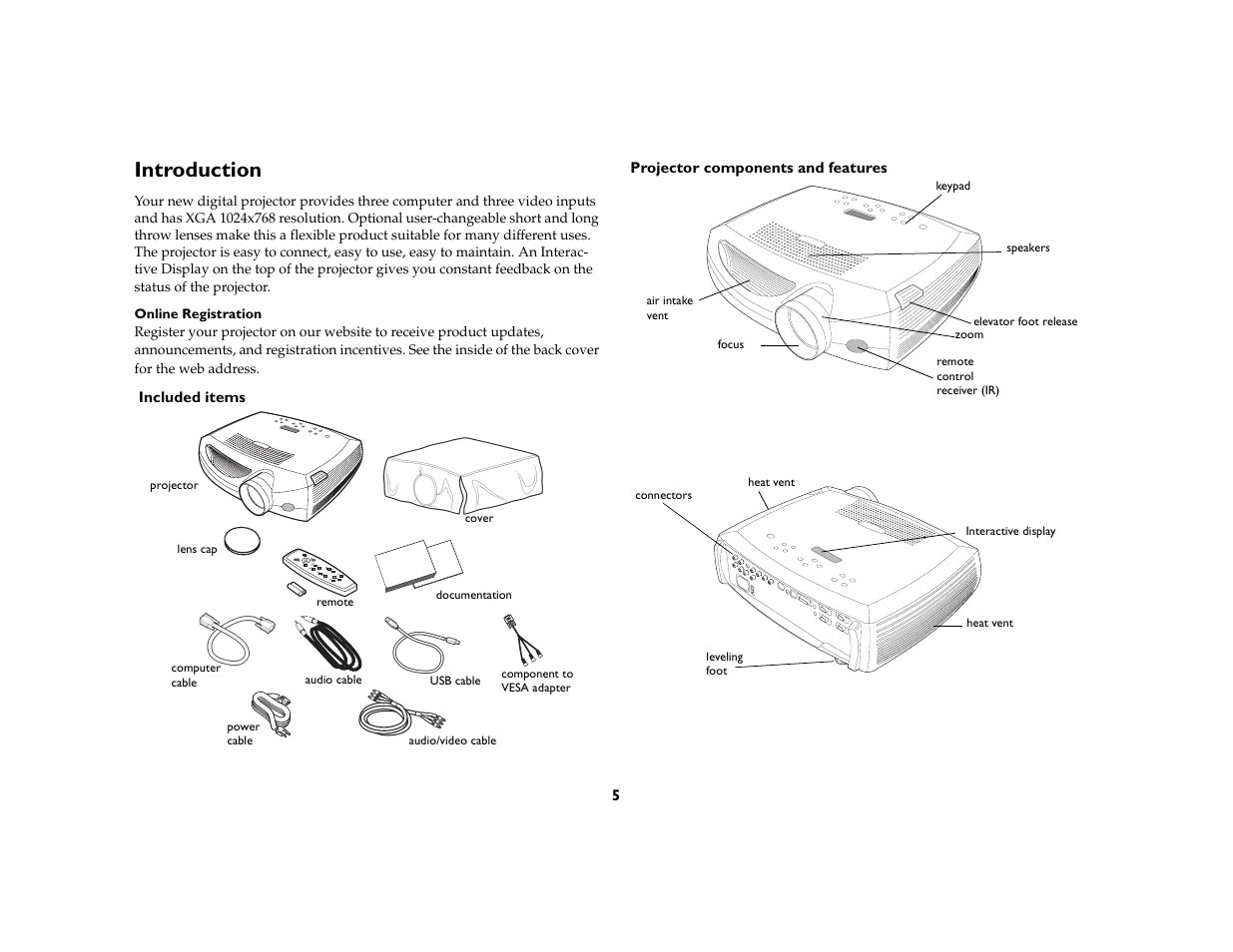 Introduction | Ask Proxima C410/C420 User Manual | Page 7 / 50